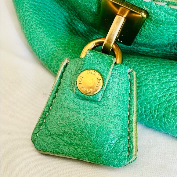 Authentic Leather Prada purse in Auquamarine - Picture 6 of 11